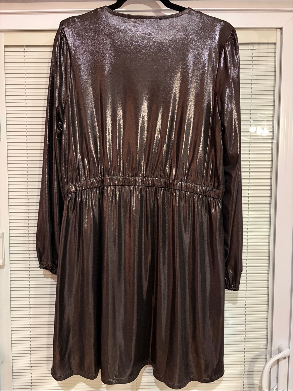 MICHAEL Michael Kors Black Metallic Dress Size XL - Picture 4 of 13